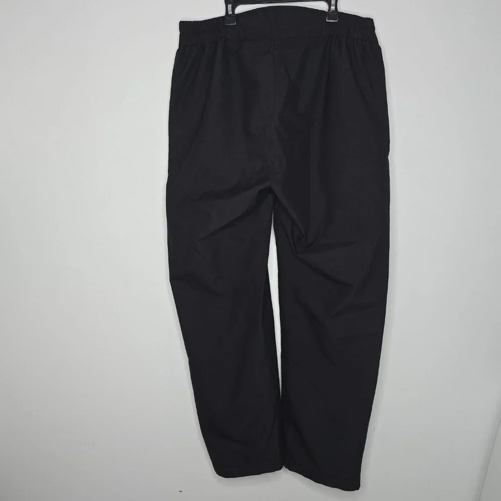 Eddie Bauer Pants Mens Large Black Ski Snow Gore-Tex Nylon Winter Zipper Pockets